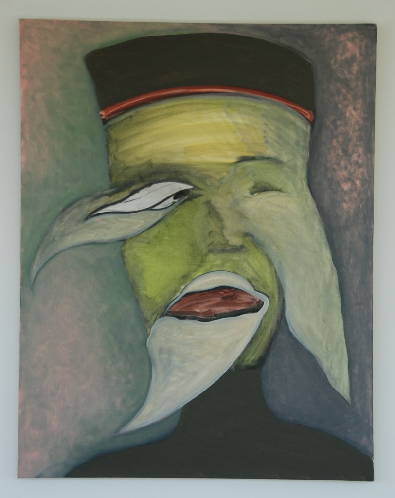 "Dick T" from The Green Man series, mm/can, c Basil King