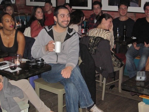 at the Side Walk Cafe