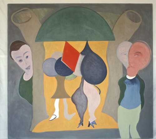 Club 87, oil on canvas, xx"xxxx" , 1987, Basil King
